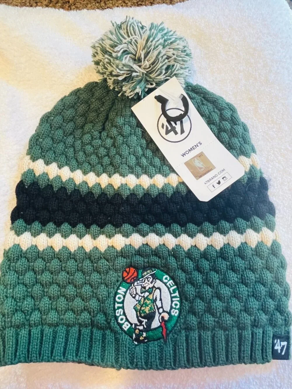 ’47 Boston Celtics Women’s Pom Beanie